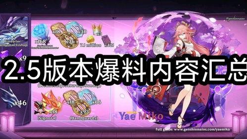 原神最新内容爆料大全,新角色、新地图、新玩法尽收眼底